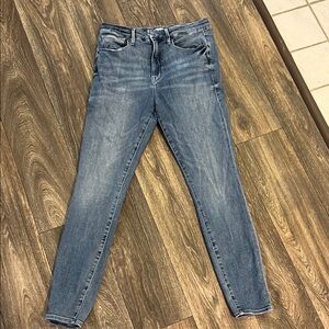 Good American Blue Skinny Jeans with Stretch